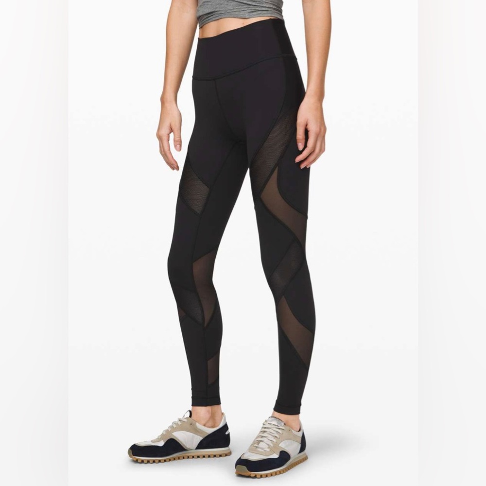 Lululemon Wunder Under High-Rise Tight 28” *Mesh - size 6